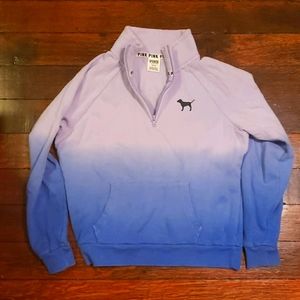 PINK Ombre Quarter-Zip